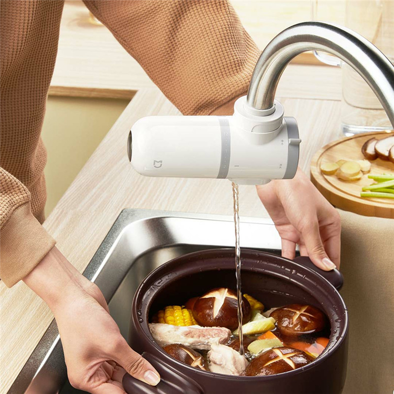 Xiaomi Mijia Faucet Water Purifier Kitchen Tap Water Filter Activated Carbon Percolator Rust Bacteria Replacement Filter