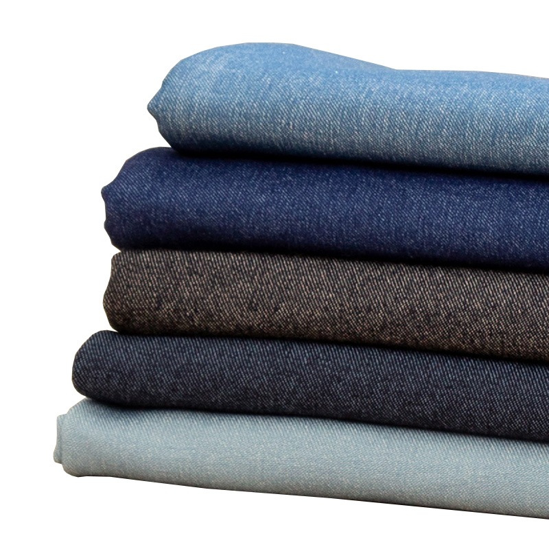 Washing Denim Fabric Cotton Blue Fabric Summer Sewing Material 45*145cm TJ0701-1