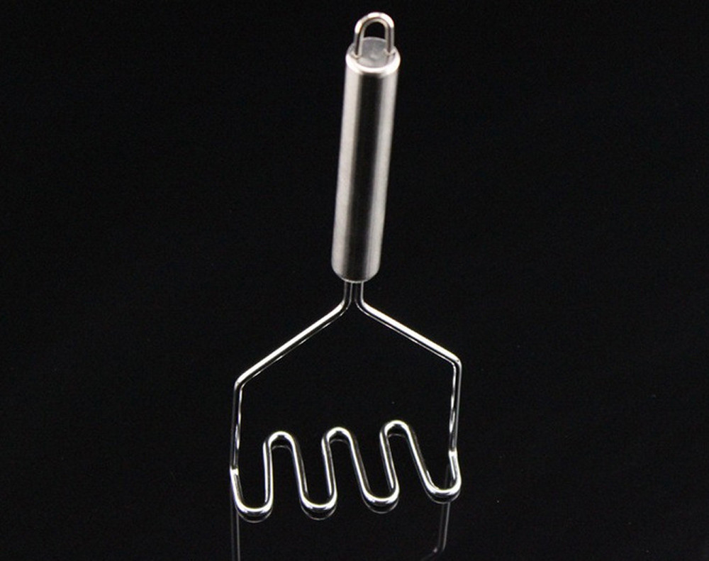 Stainless Steel Wave Shape Potato Masher Tool Kitchen Bar Potatoes Crusher Crushing Tool New Kitchen Accessories Stainless Steel