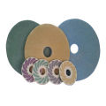 Diamond sponge dry polishing pads for floor polishing