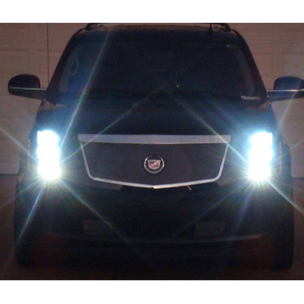 6pcs White LED Fog Driving DRL Light Bulbs Combo For Cadillac Escalade 2007-2014