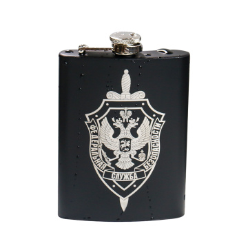 8oz Portable Stainless Steel Hip Flask Flagon Whiskey Wine Pot Russia National Emblem Wine Bottle Travel Drinkware Men's Gifts