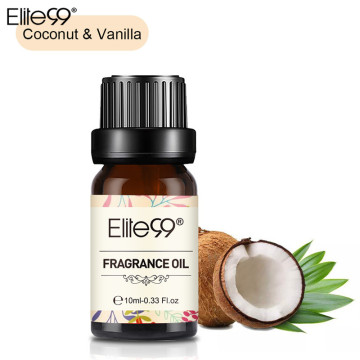 Elite99 Coconut Vanilla Fragrance Oil 10ML Flower Fruit Pure Essential Oil Relax Diffuser Lamp Air Fresh Massage Natural Relax