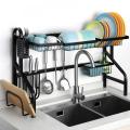 2 Tier Large Dish Drainer Over The Sink
