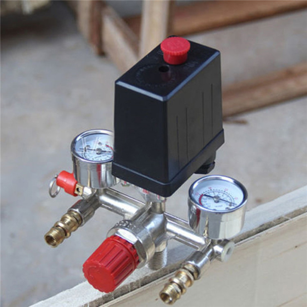 175psi Air Compressor Pump Pressure Switch Control With Valve Gauges Regulator Air Pump Control For Compressor