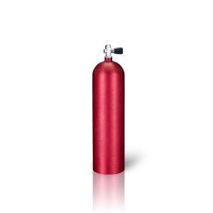Submersible high-pressure gas cylinder