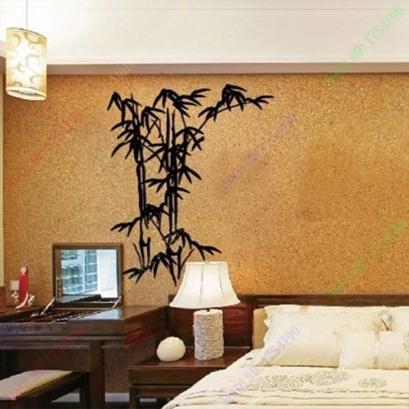 POOMOO Wall Decals New Home Decoration Wall Paper & Art viny removable Sticker Bamboo 150X120CM