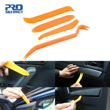 4Pcs Portable Auto Car Radio Panel Door Clip Panel Trim Dash Audio Removal Installer Pry Kit Repair Tool Hand Tool by PROSTORMER