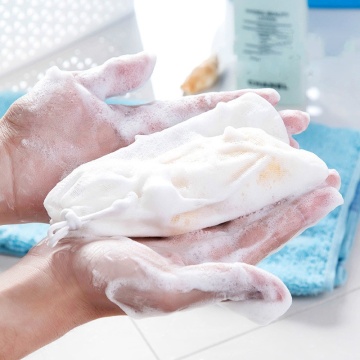 1pcs Facial cleanser foaming net facial cleanser foaming net facial cleanser wash face rub bubble net bag bath soap pocket