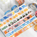 3pcs/1lot Decorative Adhesive Tapes Animal Dumpling House Scrapbooking DIY Paper Japanese Stickers 3m