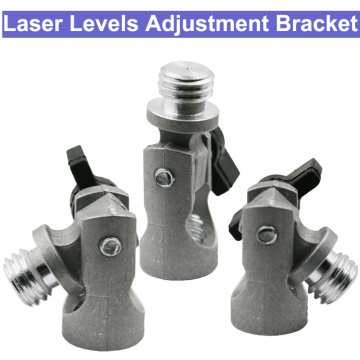 1pcs 5/8 Inch Aluminum Alloy Angle Tripod Rotary Laser Levels Dual Slope Adjustment Bracket Rod Universal Adaptor