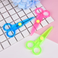 Safety Plastic Scissors Round Head Safety Scissors Stationery Student Kids DIY Paper Cutting School Supplies Random Color Mini