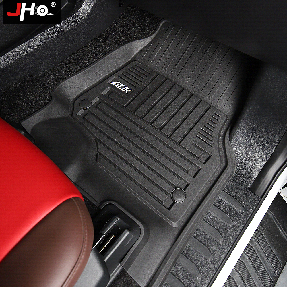 JHO Car Rubber Floor Mats For Ford F150 2014-2020 2019 2017 2016 2018 2015 Limited Raptor Platinum 4-door Crew Cab Accessories