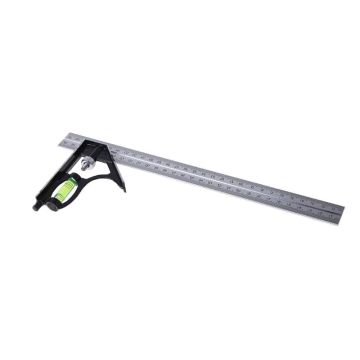 300mm Stainless Steel Adjustable Sliding Angle Square Ruler Level Measuring Tool
