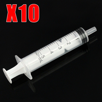 10 Pcs New 5ml Reusable Hydroponics Plastic Syringe Pet Nutrient Sterile Health Measuring Syringe Tools Cat Feeding Accessory