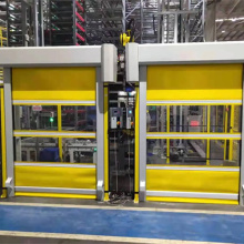 Fast action PVC stacking door for dock solution