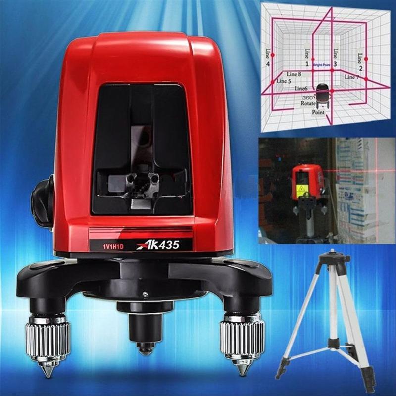 Laser Level 2 Line 1 Professional Laser 635nm Slash Function Vertical Horizontal EU Self leveling Cross Lazer Level Tools hot