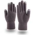 Men Thicken Winter Knitted Woolen Gloves Warm Full Finger Touch Screen Mittens Outdoor Bicycle Gloves Mittens Guantes