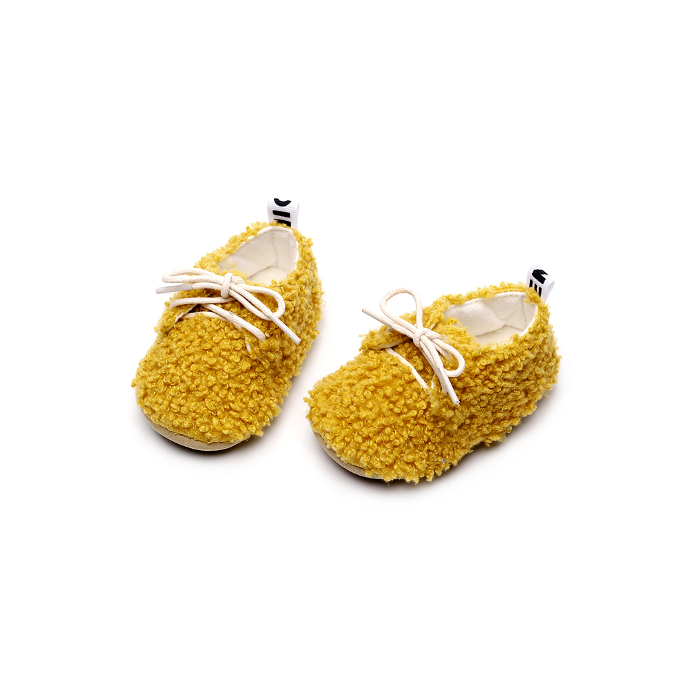 Baby Newborn Faux Fleece Crib Shoes Winter Warm Infant Toddler Crib Shoes Classic Floor Boys Girls Crib Shoes