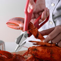 Stainless Steel Scissors New Lobster Fish Shrimp Crab Seafood Scissors Shears Snip Shells Kitchen Tool Slimme Keukentang