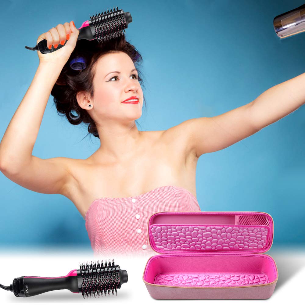 Case for Revlon One-Step Hair Dryer & Volumizer Hot Air Brush, Blow Dryer Organizer Storage Bag (Case Only)