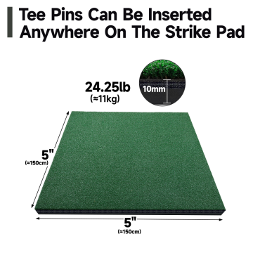 Durable Practice Surface Premium Nylon Golf Hitting Mat