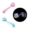 1PCS Round Head Make Up Washing Brush Manicure Pedicure Nail Tools Plastic Professional Nail Art Dust Cleaning Brush with Cap