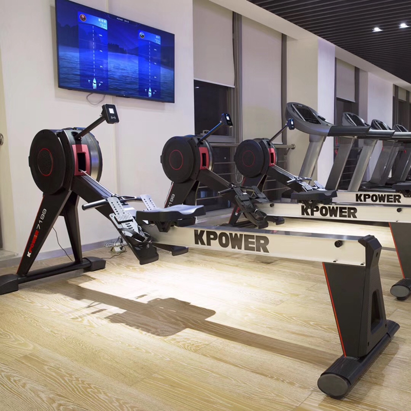 Kpower K7199 High-End Commercial Rower Luxury Wind Resistance Rowing Machine for Gymnasium