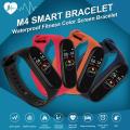 M4 Smart Bracelet Fitness Tracker Heart Rate Blood Pressure Monitoring Bluetooth Smart Wristband Pedometer Sport Smart Watch