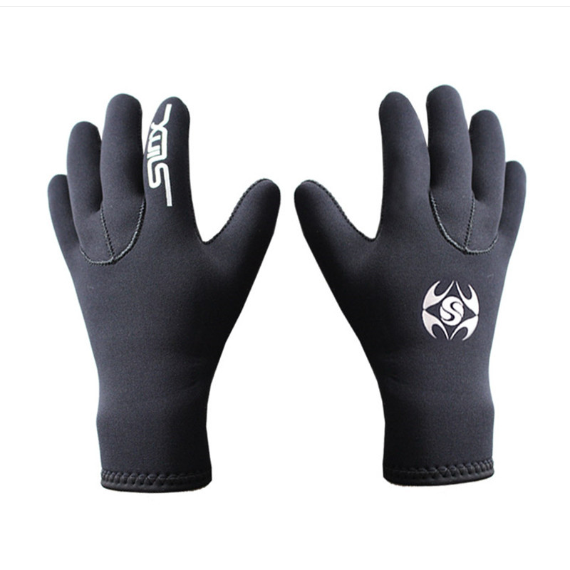 SLINX 3mm Neoprene underwater hunting Gloves Non-slip Wear-resistant fishing diving gloves for winter warm swimming diving glove