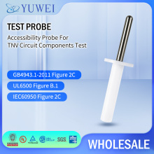 IEC60950 Figure 2C Stainless Steel IP Test Probe For TNV Circuit Parts Test