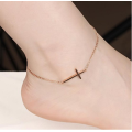 Cross chain foot bracelet for lady