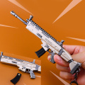 PC Online Game Battle Royale Gun Model Key Chain Pickaxe Keychain Keyring for Children Christams Gifts