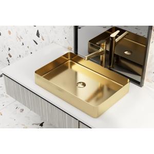 Stainless Steel Handmade Golden Bathroom Wash Baisn