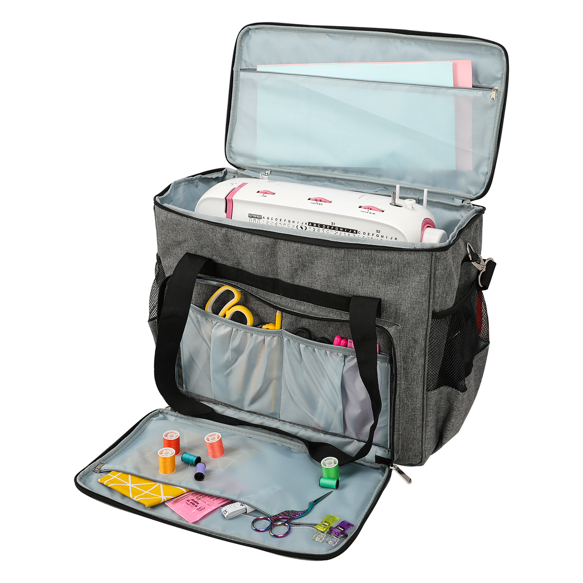Large Capacity Sewing Machine Storage Bags Tote Multi-functional Portable Travel Home Organizer Sewing Machine Accessories