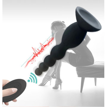 Prostate Anal Dildo with Suction Cup and beads