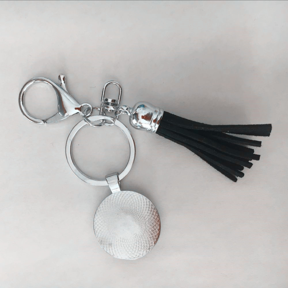Super Maitresse Tassel Keychain Super Mistress Charm Key Chain Glass Dome Chaveiro for Teachers Gifts Bag Key Ring Men Jewelry
