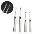 4pcs Stitching Groover Edge Trimmer Slotting Machine U and V Shaped diy Hand Making Leather Tools for Leather Carving Work