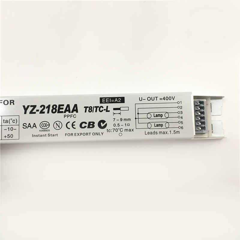 3AAA YZ-218EAA T8/TC-L 220V 2X18W 2X15W Electronic Ballast for Emergency Lighting Control System