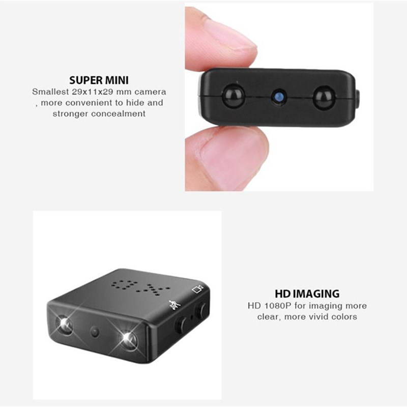 QZT Smallest Mini Camera IP WIFI Wireless Night Vision Mini Camcorders Secret Micro Video Camera Mini WIFI Camera Full HD 1080P