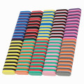 50Pcs/Lot Mini Mix Colorful Nail File 100/180 Grit Sponge Sanding Grinding Professional Nail Care Manicure Buffer Files Tools