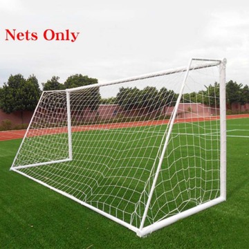 Full Size Football Net For Soccer Goal Post Junior Sports Training 1.8M X 1.2M 3M X 2M Football Net High Quality Soccer Net