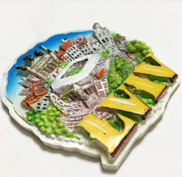 Lviv, Ukraine 3D Fridge Magnets Travel Souvenirs Refrigerator Magnetic Stickers Home Decoration