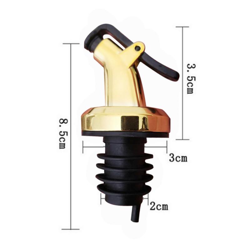 New 3/1Pcs Rubber Wine Pourer Olive Oil Sprayer Liquor Dispenser Flip Wine Bottle Stopper Bottle Caps Bar Accessories Home Bars