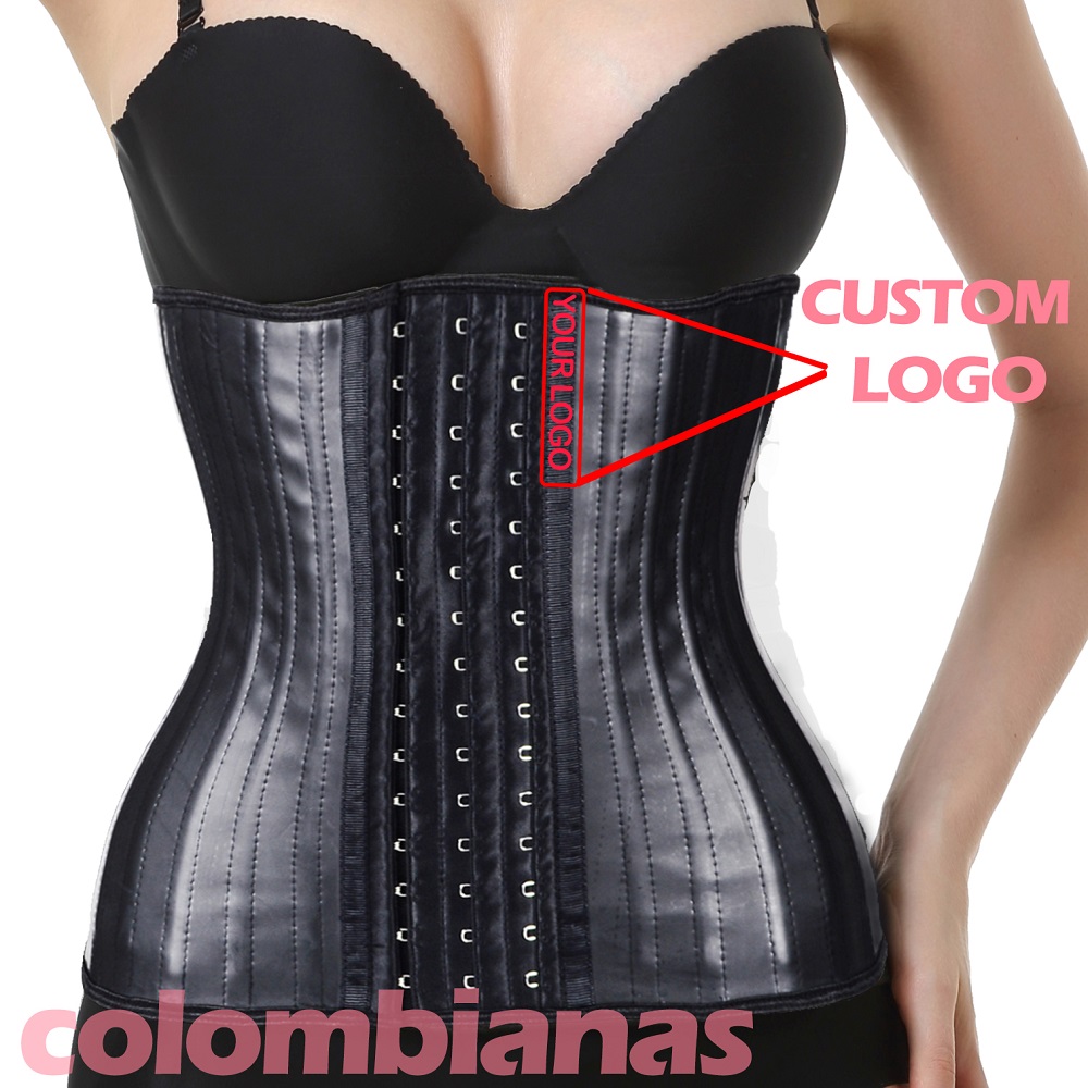 Aiconl Latex Waist Trainer Corset Belly Plus Slim Belt Body Shaper Modeling Strap Body Ficelle Waist Cincher fajas colombianas