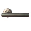 SS T Bar Lever on Rose Door Handles