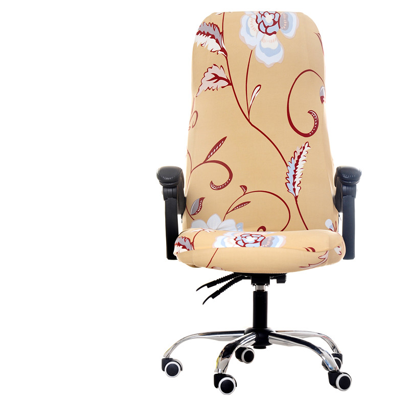 Office Rotating Computer Chair Cover Elastic Spandex Anti-dirty Chair Case Stretch Removable Lift Seat Cover funda silla oficina