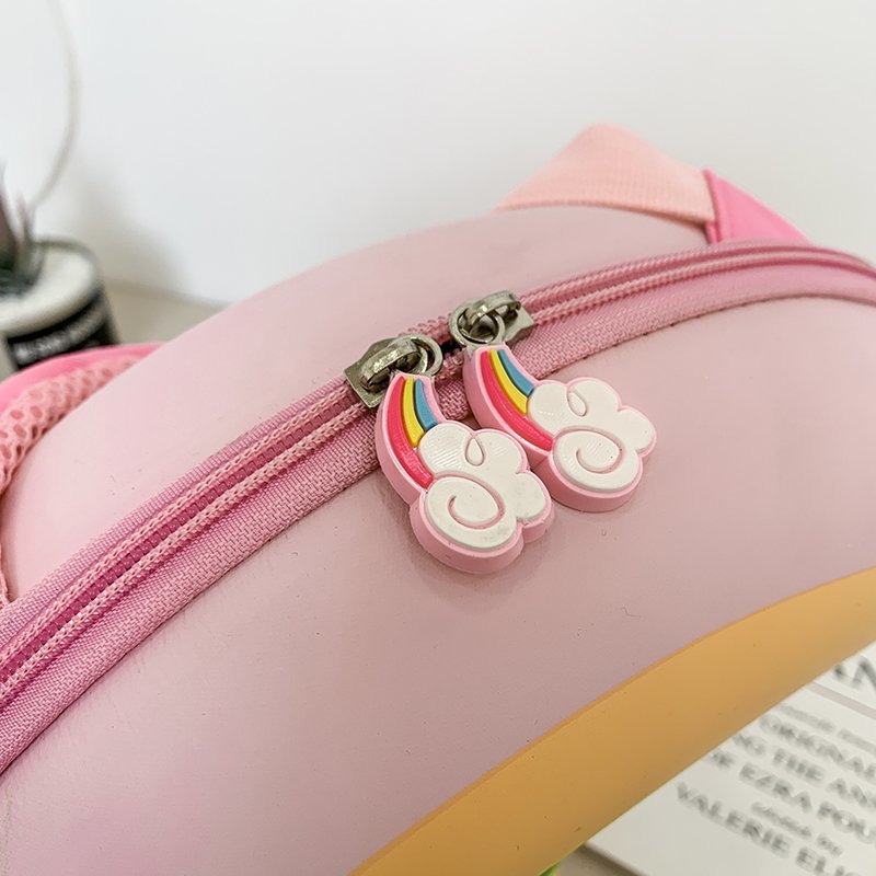 Lovely Children Bag Backpack For Kindergarten Boy Girl Cartoon Rainbow Bookpacks Hard Shell Pink Schoolbag Baby Gift Mini Bolsas
