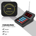 1-to-30 Restaurant Wireless Call Pager 999 Channel Calling Keypad Queuing Calling System Paging Calling System 100-240V