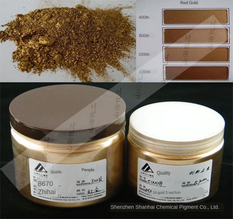 100g Bronze powder, paint, ink, iron products, Buddha statues, red copper gold powder for wall, bronze powder